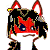 Emoticon Red Fox rocker